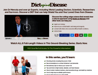 dietagainstdisease.com screenshot