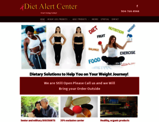 dietalertcenter.com screenshot
