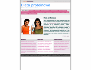 dietaproteinowa.com screenshot
