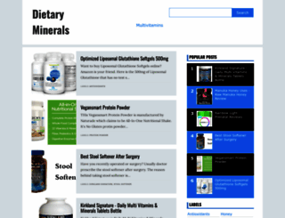 dietary-minerals.blogspot.com screenshot