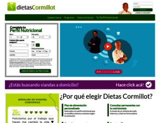dietascormillot.com screenshot