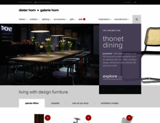 dieter-horn-designfurniture.com screenshot