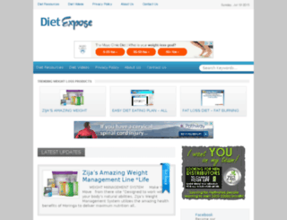 dietexpose.com screenshot