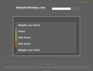 dietpatchtoday.com screenshot