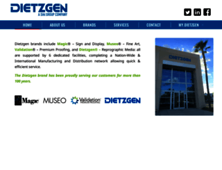 dietzgen.com screenshot