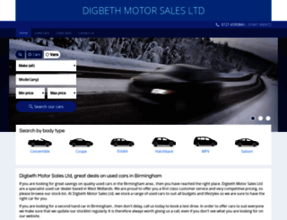 digbethmotorsales.co.uk screenshot