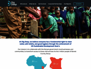 digdeep.org.uk screenshot