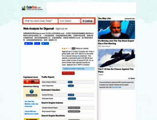 digemail.net.cutestat.com screenshot