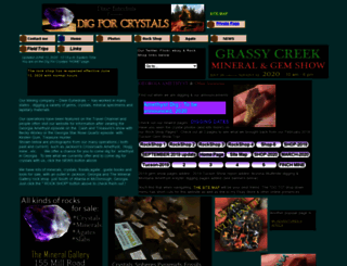 digforcrystals.com screenshot