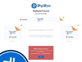 digibytefaucet.info screenshot