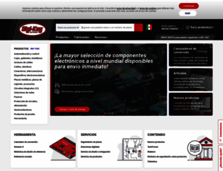 digikey.com.mx screenshot