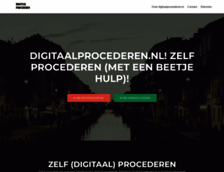 digitaalprocederen.nl screenshot