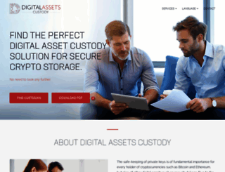 digital-assets-custody.com screenshot
