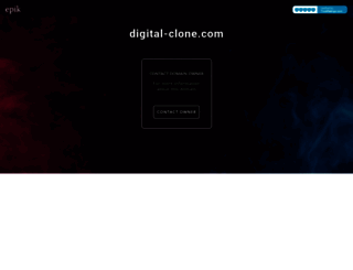 digital-clone.com screenshot