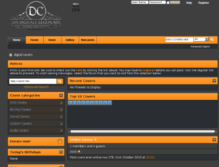 digital-covers.org screenshot