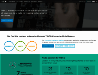 digital.tibco.com screenshot