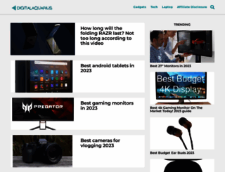 digitalaquarius.com screenshot