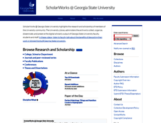digitalarchive.gsu.edu screenshot