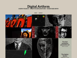 digitalartform.com screenshot