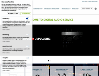 digitalaudioservice.com screenshot