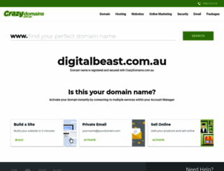 digitalbeast.com.au screenshot