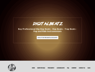 digitalbeatz.net screenshot