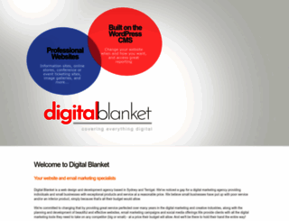 digitalblanket.com.au screenshot