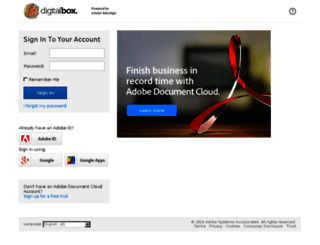 digitalbox.echosign.com screenshot