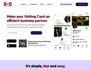 digitalbusinesscards.com.au screenshot