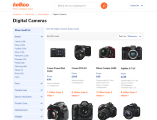 digitalcameras.kelkoo.co.uk screenshot