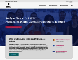 digitalcampus.essec.edu screenshot