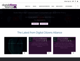 digitalcitizensalliance.org screenshot