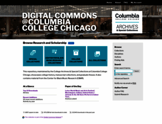digitalcommons.colum.edu screenshot