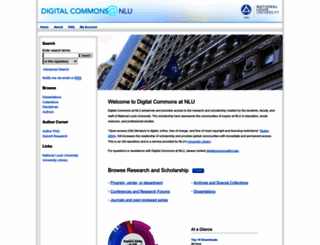 digitalcommons.nl.edu screenshot
