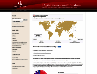 digitalcommons.otterbein.edu screenshot