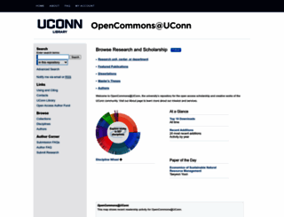 digitalcommons.uconn.edu screenshot