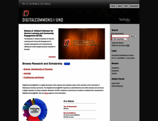 digitalcommons.unomaha.edu screenshot