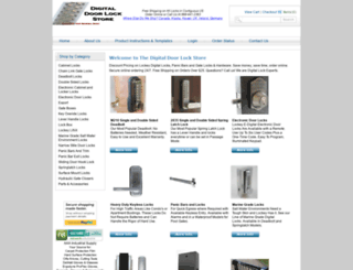 digitaldoorlockstore.com screenshot