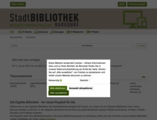 digitale-bibliothek-burgdorf.ch screenshot