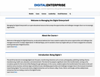 digitalenterprise.org screenshot