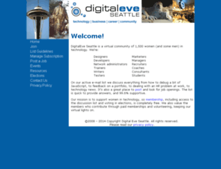 digitaleveseattle.com screenshot
