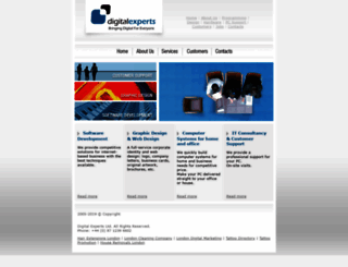 digitalexperts.co.uk screenshot