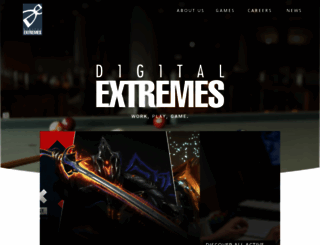 digitalextremes.com screenshot