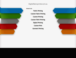 digitalfabricprinter.com.au screenshot