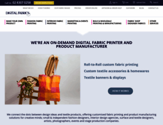 digitalfabrics.com.au screenshot