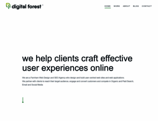 digitalforest.co.uk screenshot