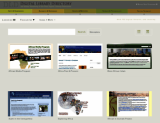 digitallibrarydirectory.com screenshot