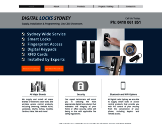 digitallockssydney.com screenshot