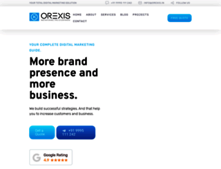 digitalmarketing.orexis.in screenshot