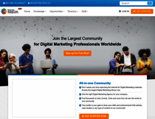 digitalmarketingcommunity.com screenshot